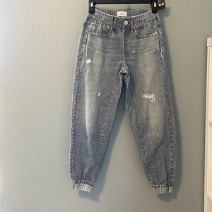 Rag & Bone Miramar Faux Jeans Knit Joggers